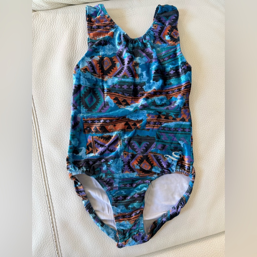 GK Dreamlight Colorful Patterned Gymnastics Leotard